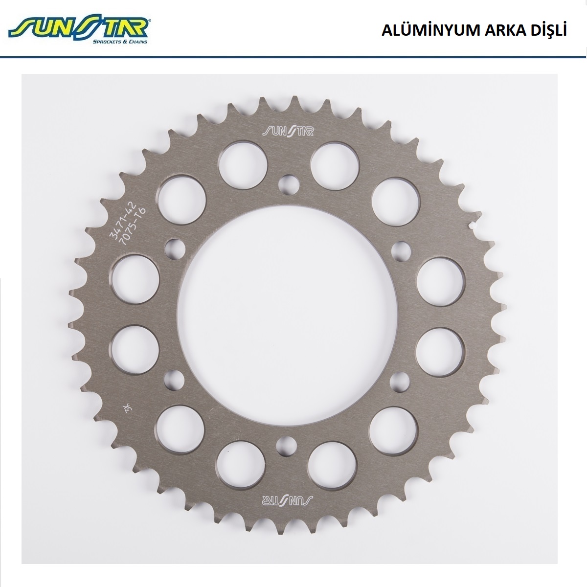 ARKA DİŞLİ ALÜMİNYUM SUNSTAR 5-3471-43