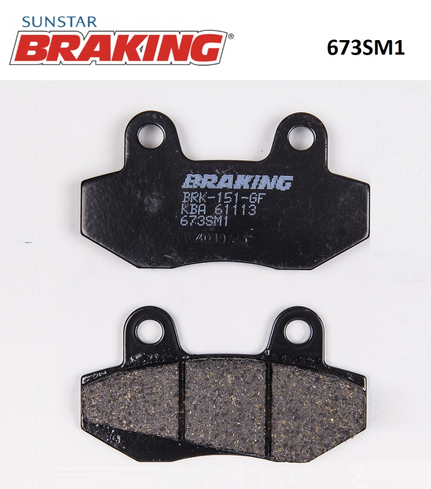 YARI METALİK FREN BALATASI BRAKING 673SM1