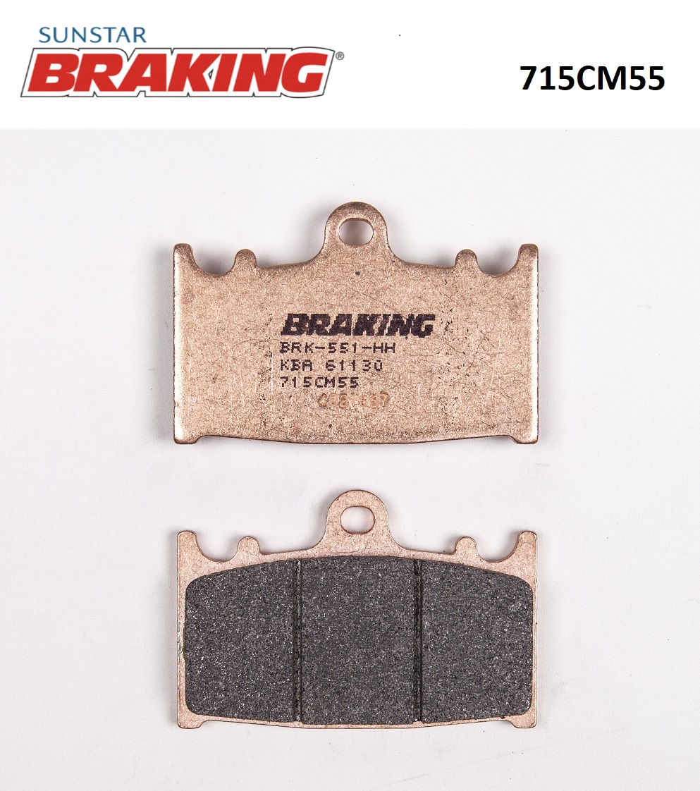 SİNTERLİ ÖN FREN BALATASI BRAKING 715CM55