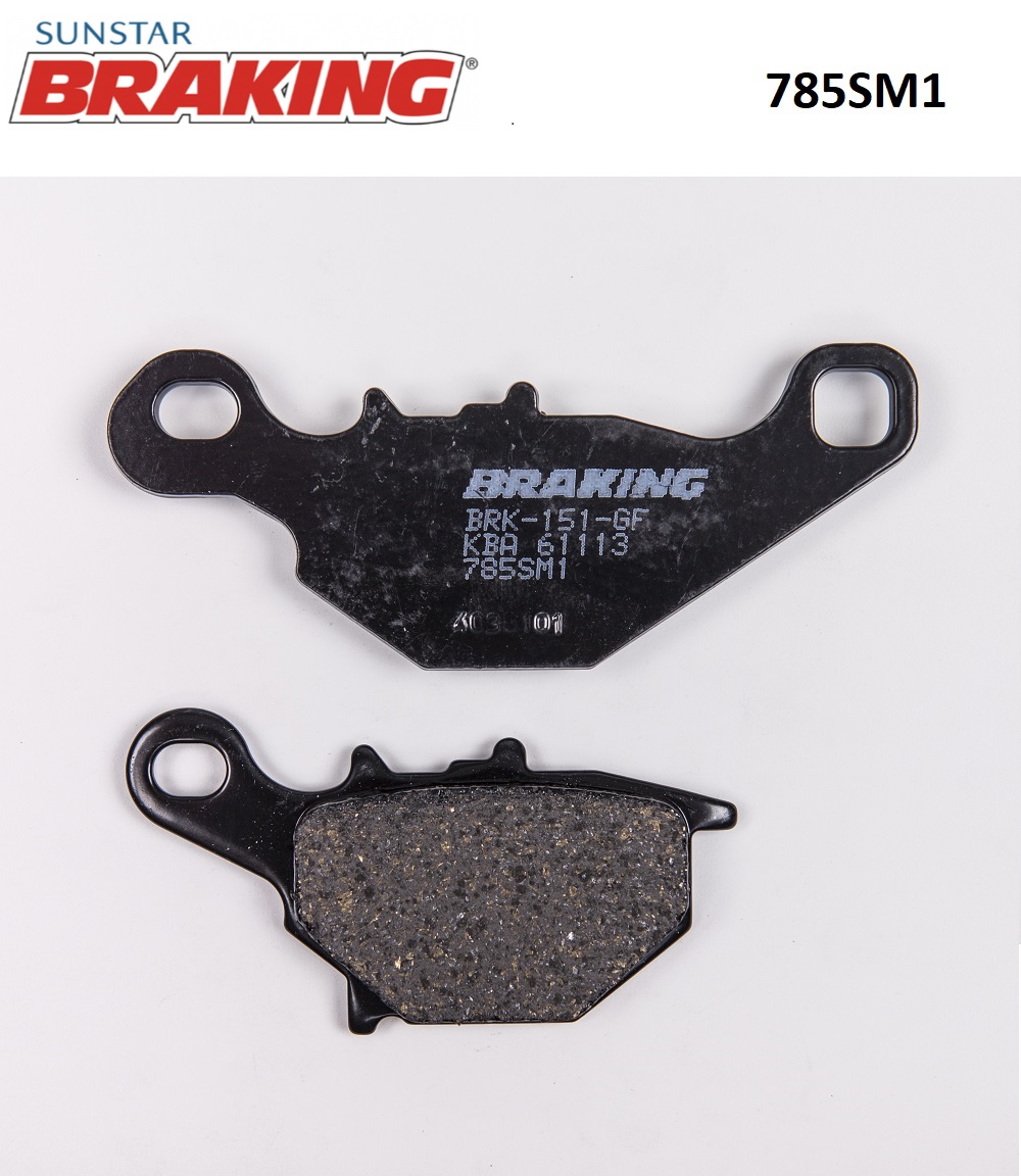 YARI METALİK ÖN FREN BALATASI BRAKING 785SM1