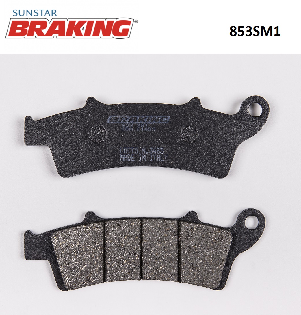 YARI METALİK ÖN FREN BALATASI BRAKING 853SM1