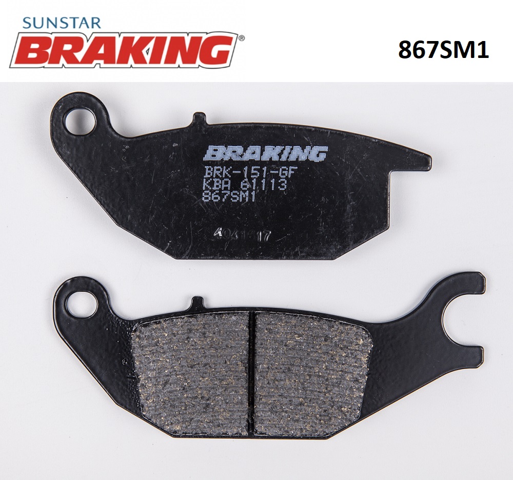 YARI METALİK FREN BALATASI BRAKING 867SM1