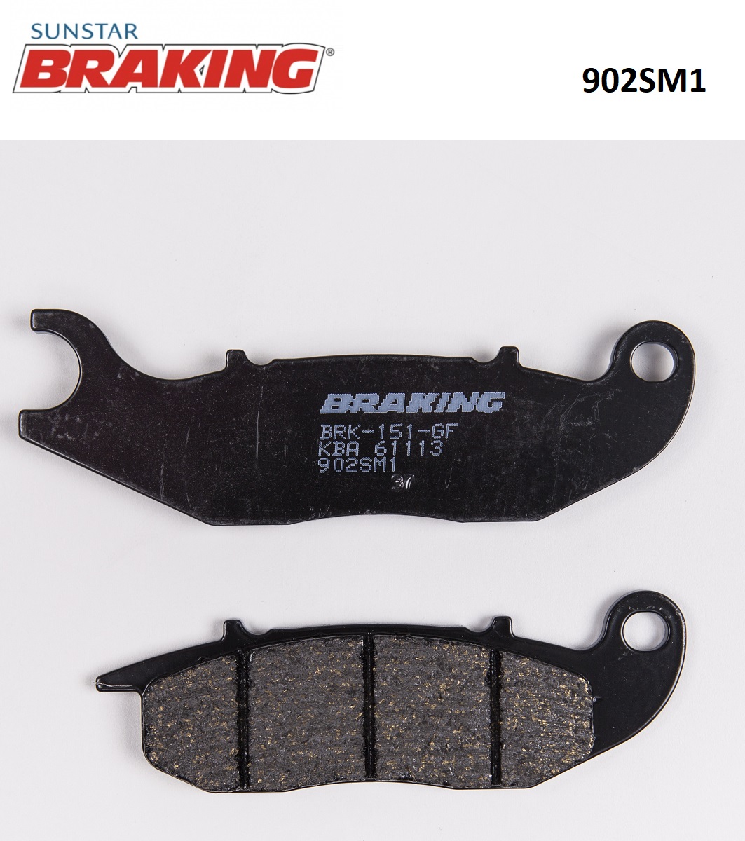 YARI METALİK ÖN FREN BALATASI BRAKING 902SM1