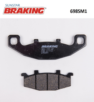 YARI METALİK ÖN FREN BALATASI BRAKING 698SM1