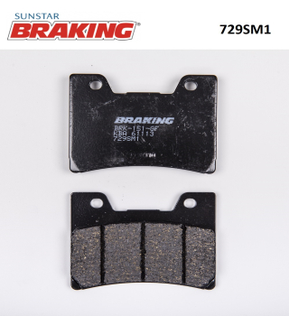 YARI METALİK FREN BALATASI BRAKING 729SM1