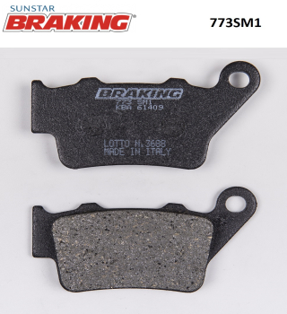 YARI METALİK ARKA FREN BALATASI BRAKING 773SM1