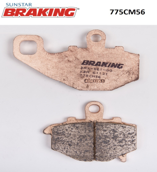 SİNTERLİ ARKA FREN BALATASI BRAKING 775CM56