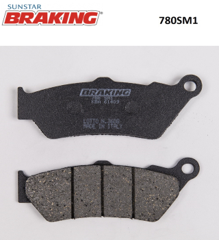 YARI METALİK FREN BALATASI BRAKING 780SM1