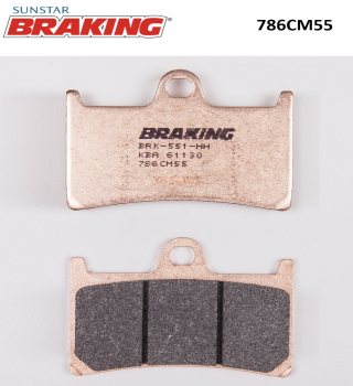 SİNTERLİ ÖN FREN BALATASI BRAKING 786CM55