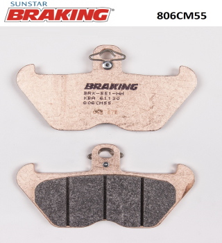 SİNTERLİ ÖN FREN BALATASI BRAKING 806CM55