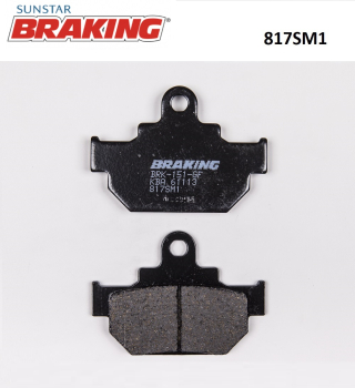 YARI METALİK ÖN FREN BALATASI BRAKING 817SM1