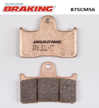 SİNTERLİ ARKA FREN BALATASI BRAKING 875CM56