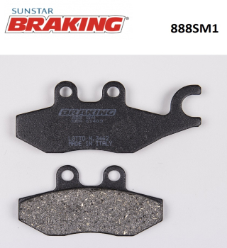 YARI METALİK FREN BALATASI BRAKING 888SM1