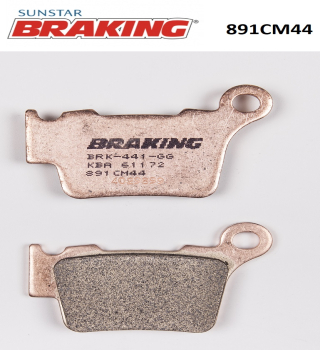 SİNTERLİ ARKA FREN BALATASI BRAKING 891CM44