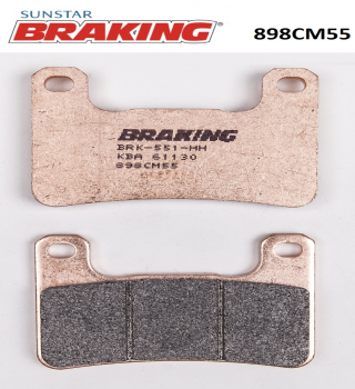 SİNTERLİ ÖN FREN BALATASI BRAKING 898CM55