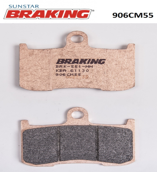 SİNTERLİ ÖN FREN BALATASI BRAKING 906CM55