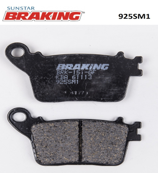 YARI METALİK ARKA FREN BALATASI BRAKING 925SM1