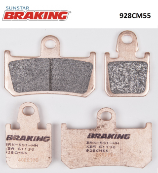 SİNTERLİ ÖN FREN BALATASI BRAKING 928CM55