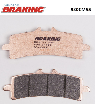 SİNTERLİ ÖN FREN BALATASI BRAKING 930CM55