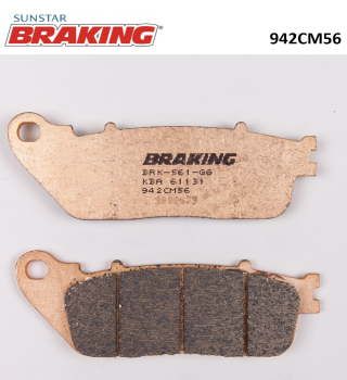 SİNTERLİ ARKA FREN BALATASI BRAKING 942CM56