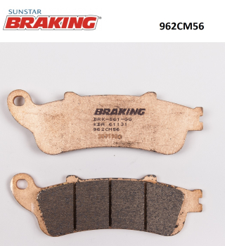 SİNTERLİ ARKA FREN BALATASI BRAKING 962CM56