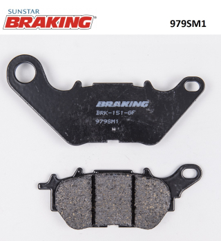 YARI METALİK ARKA FREN BALATASI BRAKING 979SM1