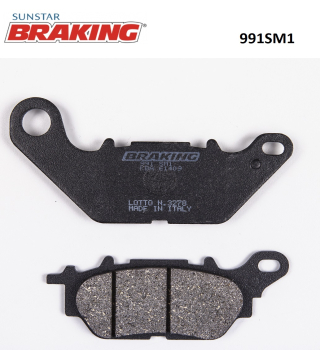 YARI METALİK FREN BALATASI BRAKING 991SM1