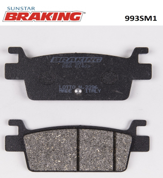 YARI METALİK ARKA FREN BALATASI BRAKING 993SM1