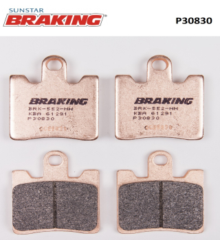 SİNTERLİ ÖN FREN BALATASI BRAKING P30830