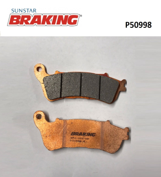 SİNTERLİ ARKA FREN BALATASI BRAKING P50998