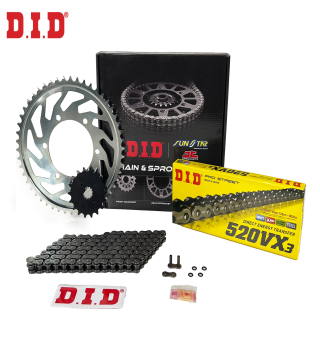 ZİNCİR DİŞLİ SETİ YAMAHA YZ F (250 cc) (2010-2013) DID ZİNCİRLİ SET SJ520VXBB922