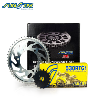 ZİNCİR DİŞLİ SETİ YAMAHA YZF R1 (1000 cc) (2006-2008) SUNSTAR ZİNCİRLİ SET SJ530RTG1802